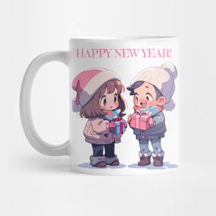 Christmas couple - Love is in the air Mug